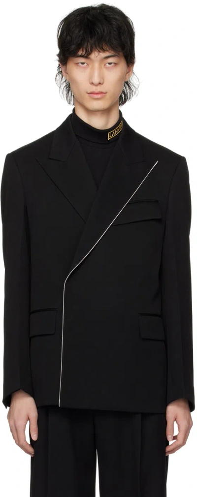 Lanvin Black Future Edition Blazer In 10 Black