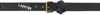 Lanvin Black Future Edition Leather Pin Belt In 10s1 Black/multi