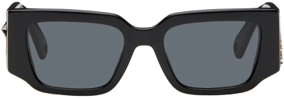 Lanvin Black Future Edition Pins Sunglasses In Black/multicolor