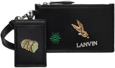 Lanvin Black Future Edition Pouch In Black/multicolour