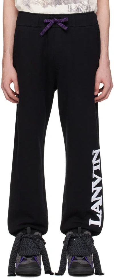 Lanvin Black Future Edition Sweatpants In 10 Black