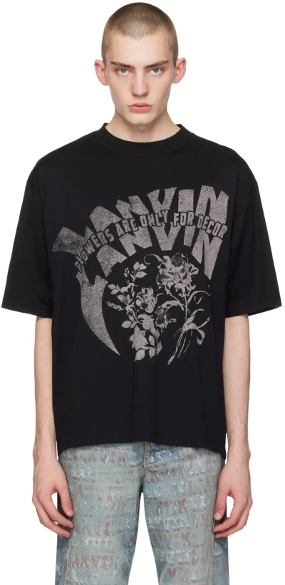 Lanvin Black Future Edition T-shirt In 10 Black
