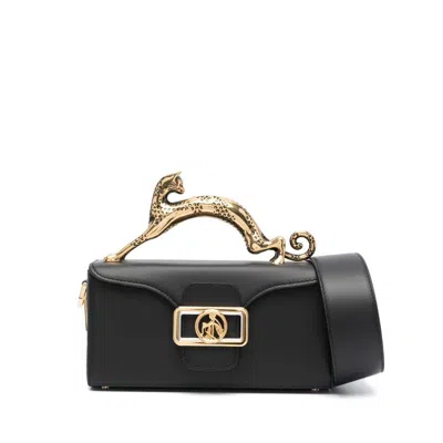 LANVIN BLACK  GOLD SHOULDER BAGS