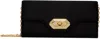 Lanvin Black Solid Clutch In Black