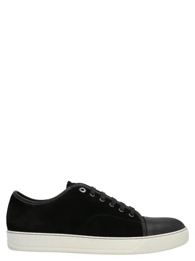Lanvin Dbb1 Suede Sneakers In Multi