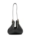 Lanvin Black Leather Melodie Shoulder Bag