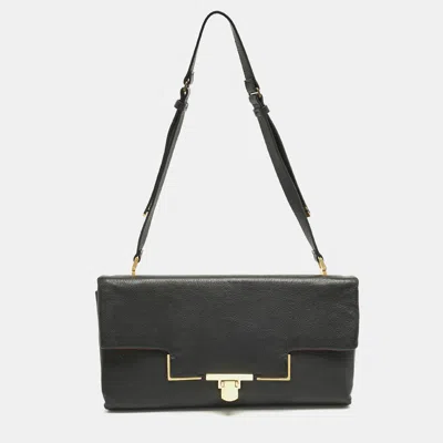 Pre-owned Lanvin Black Leather Miss Sartorial Shoulder Bag