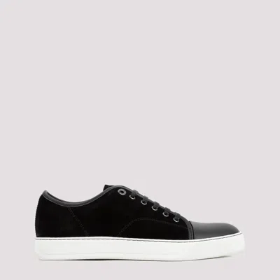Lanvin Dbb1 Suede Sneakers In Multi