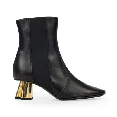 Lanvin Black M & E Ankle Boots