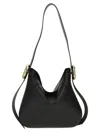 Lanvin Borsa A Spalla Melodie In Pelle Nera Donna In Black