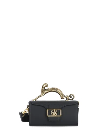 Lanvin Black Pencil Cat Nano Hand Bag