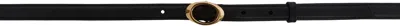 Lanvin Black Petale Belt