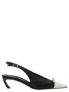 Lanvin Black Slingbacks Heels In Black