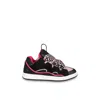 Lanvin Black Sneakers For Girl In Nero