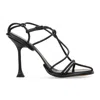 Lanvin Black Straplight Sandal À Talons 110mm Heels In Black