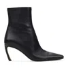 Lanvin Black Swing 75mm Ankle Boots In Black
