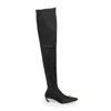 Lanvin Black Swing Cuissardes Over The Knee Boots In Black