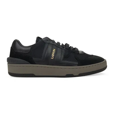 Lanvin Black Tennis Low Top Sneakers