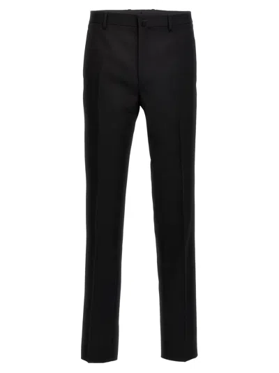 LANVIN LANVIN BLACK WOOL DRESS MEN'S PANTS