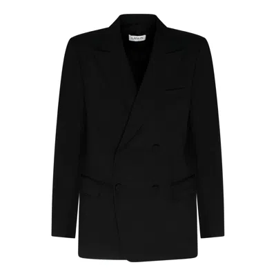 Lanvin Black Wool Jackets