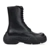 Lanvin Black/black Bottes Flash-x A Lacets Boots In Black