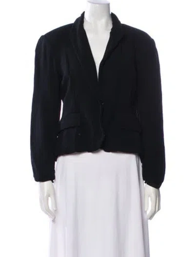 Pre-owned Lanvin Blazer In Black