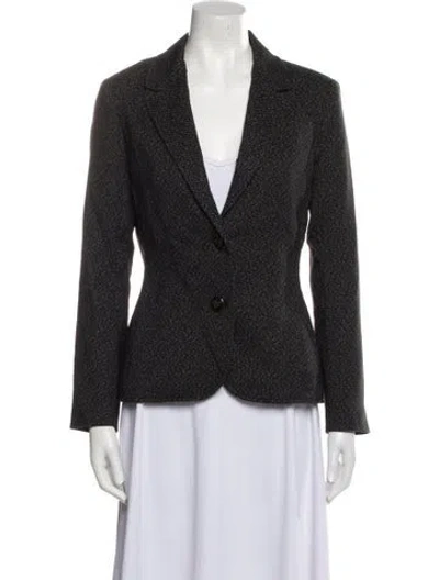 Pre-owned Lanvin Blazer In Black