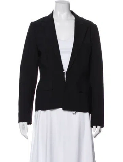 Pre-owned Lanvin Blazer In Black