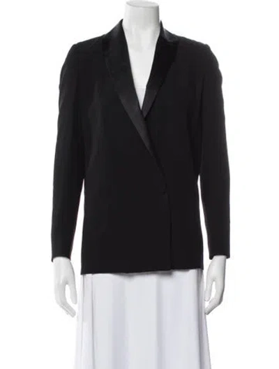 Pre-owned Lanvin Blazer In Black