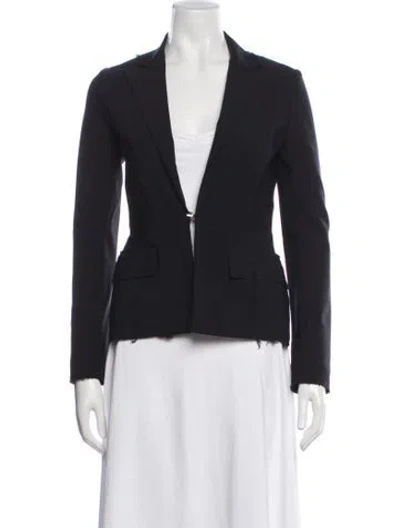 Pre-owned Lanvin Blazer In Black