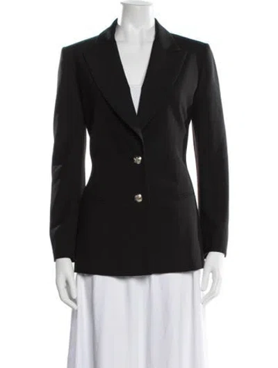 Pre-owned Lanvin Blazer In Black