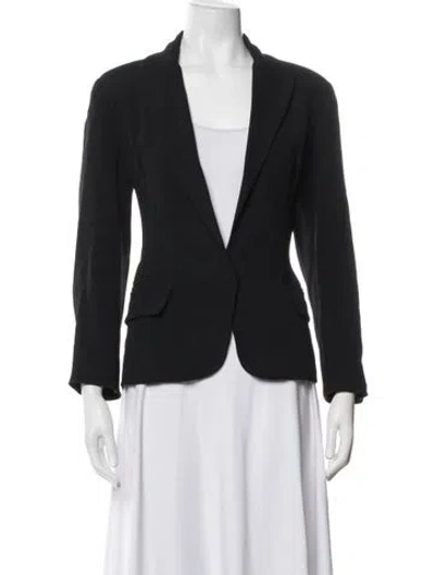 Pre-owned Lanvin Blazer In Black