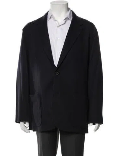 Pre-owned Lanvin Blazer In Blue