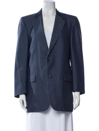 Pre-owned Lanvin Blazer In Blue