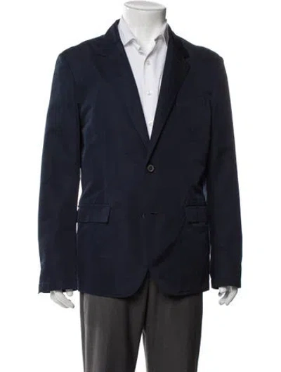 Pre-owned Lanvin Blazer In Blue
