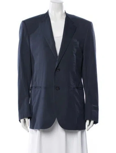 Pre-owned Lanvin Blazer In Blue