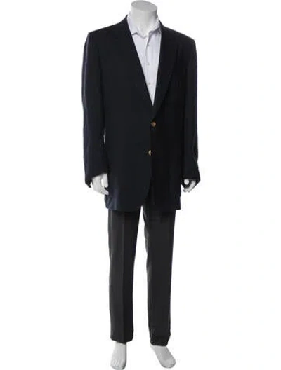 Pre-owned Lanvin Blazer In Blue