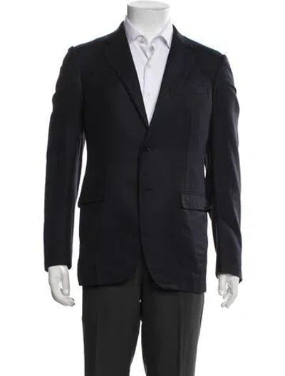 Pre-owned Lanvin Blazer In Blue