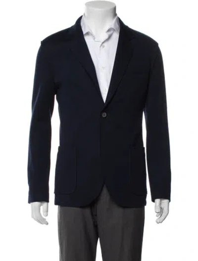 Pre-owned Lanvin Blazer In Blue