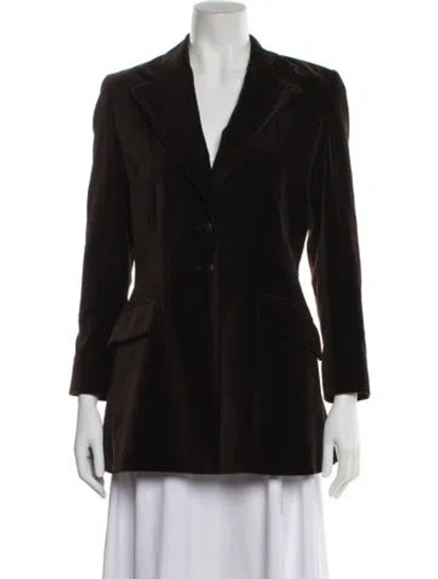 Pre-owned Lanvin Blazer In Brown