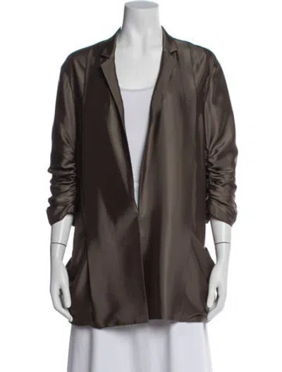 Pre-owned Lanvin Blazer In Brown