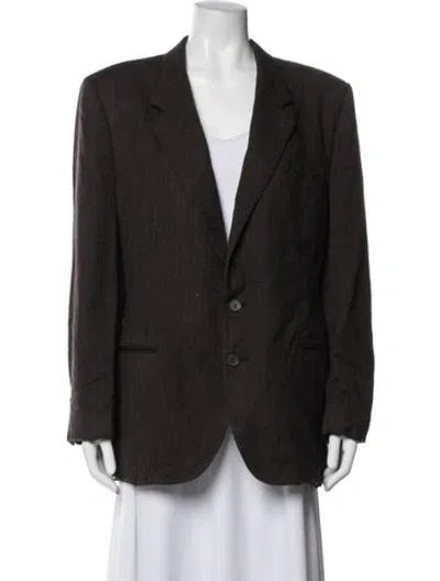 Pre-owned Lanvin Blazer In Brown