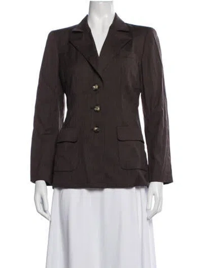 Pre-owned Lanvin Blazer In Brown