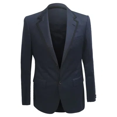 Lanvin Blazer In Navy Blue Cotton