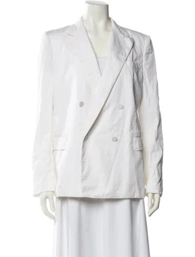 Pre-owned Lanvin Blazer In Neutral
