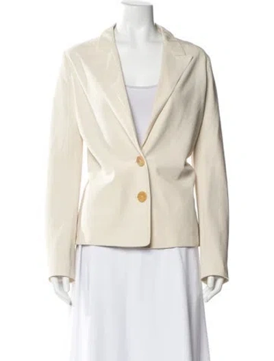Pre-owned Lanvin Blazer In Neutral