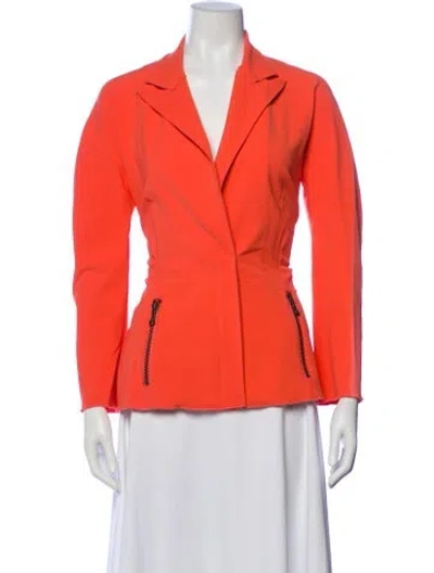 Pre-owned Lanvin Blazer In Orange