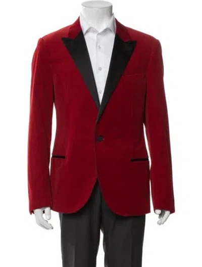 Pre-owned Lanvin Blazer In Red