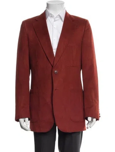 Pre-owned Lanvin Blazer In Red