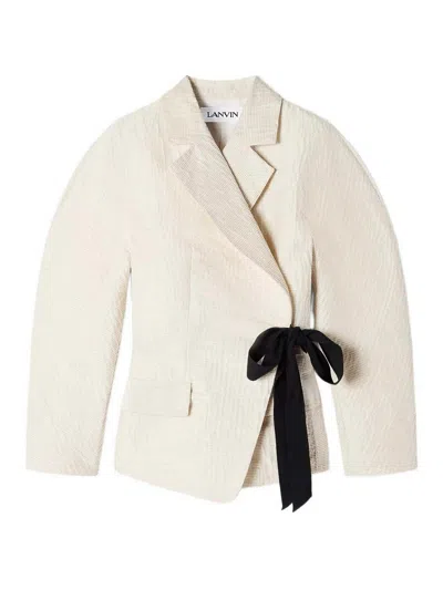 Lanvin Blazer In Sand